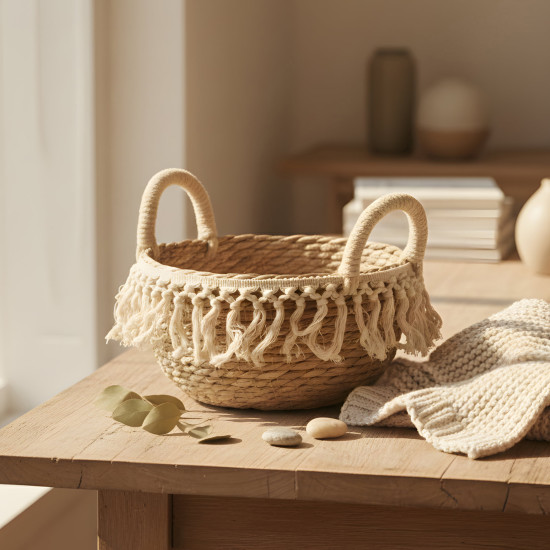 Straw Basket	Small